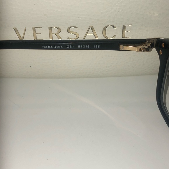Authentic Versace Eyeglasses + Case - Picture 6 of 16